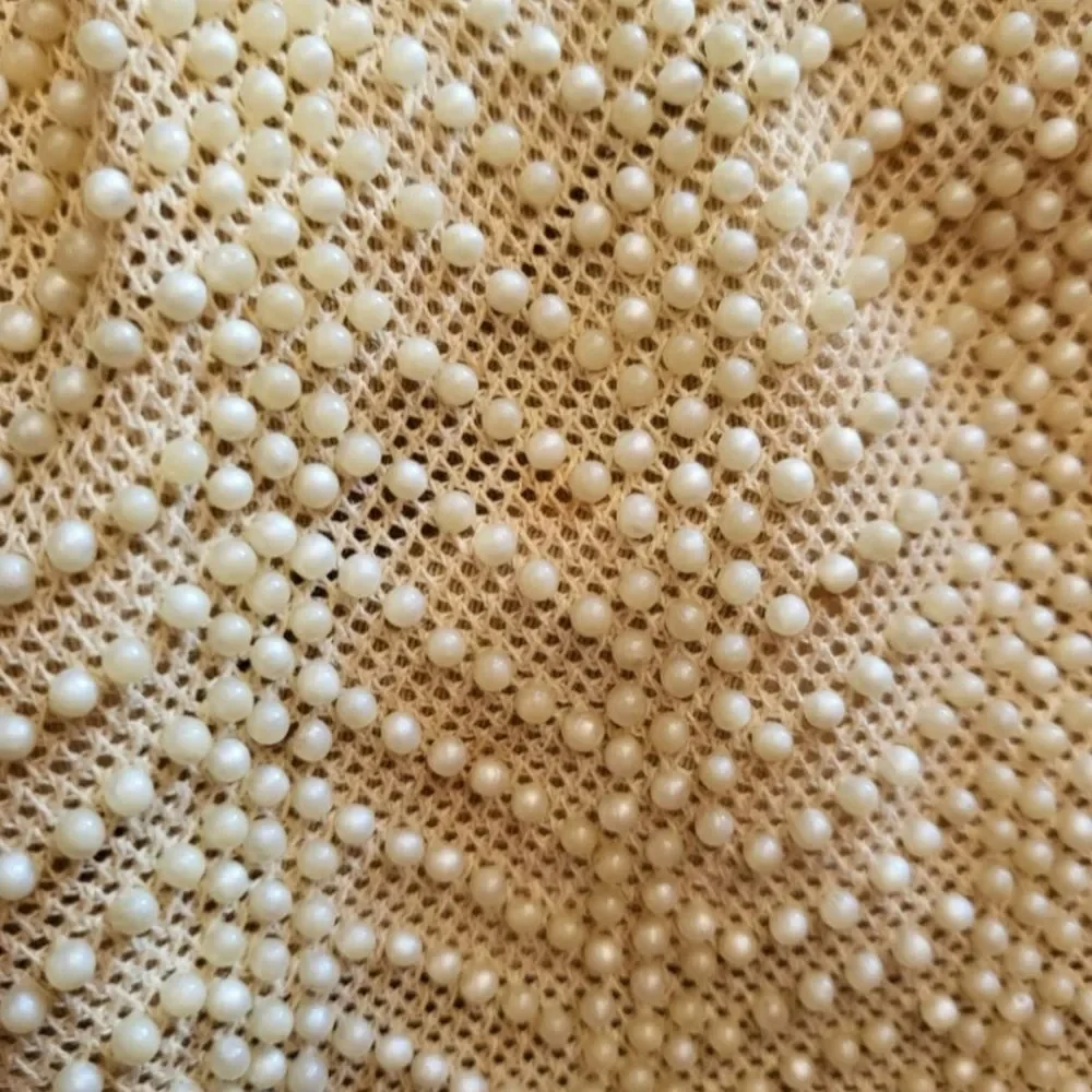 Vintage Beaded Pearl Clasp Closure Handbag‎